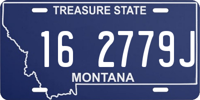 MT license plate 162779J