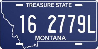 MT license plate 162779L