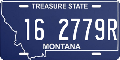 MT license plate 162779R