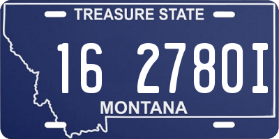 MT license plate 162780I