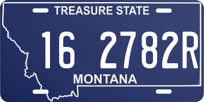MT license plate 162782R