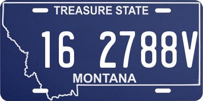 MT license plate 162788V