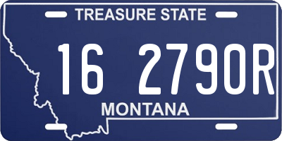 MT license plate 162790R