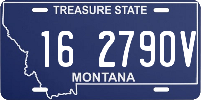 MT license plate 162790V