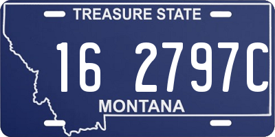 MT license plate 162797C