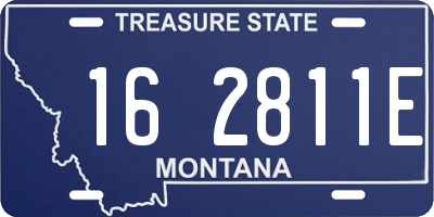 MT license plate 162811E