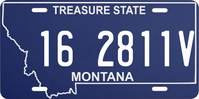 MT license plate 162811V