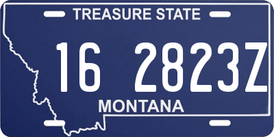 MT license plate 162823Z