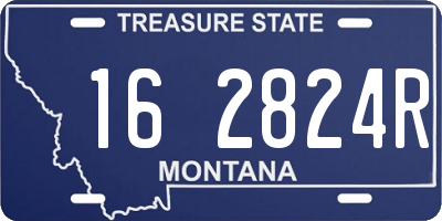 MT license plate 162824R
