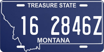 MT license plate 162846Z