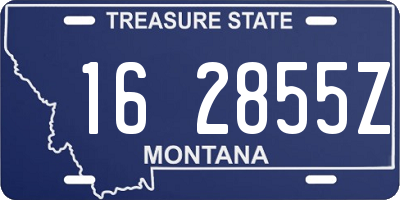 MT license plate 162855Z