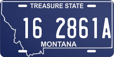 MT license plate 162861A