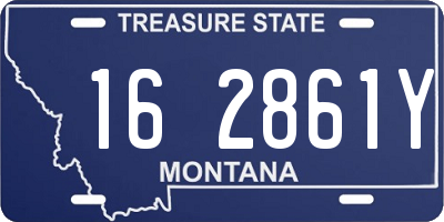 MT license plate 162861Y