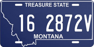 MT license plate 162872V