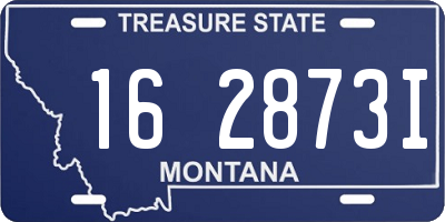 MT license plate 162873I