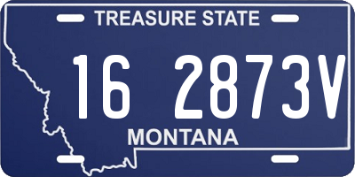 MT license plate 162873V
