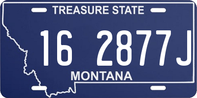 MT license plate 162877J