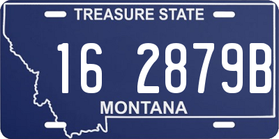 MT license plate 162879B