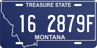 MT license plate 162879F