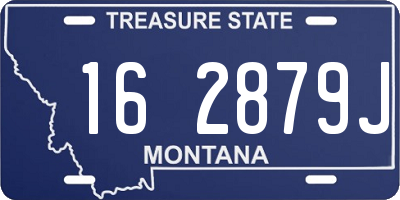 MT license plate 162879J