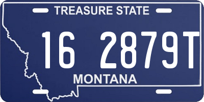 MT license plate 162879T
