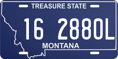 MT license plate 162880L
