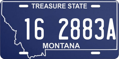 MT license plate 162883A