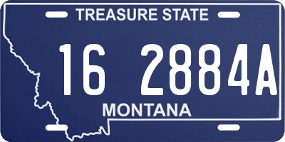 MT license plate 162884A