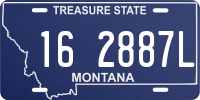MT license plate 162887L
