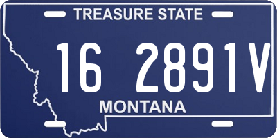 MT license plate 162891V