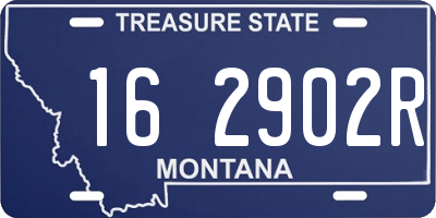 MT license plate 162902R