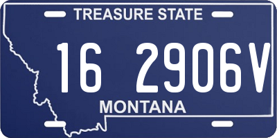 MT license plate 162906V