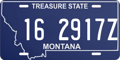 MT license plate 162917Z