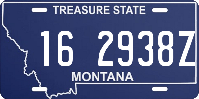 MT license plate 162938Z