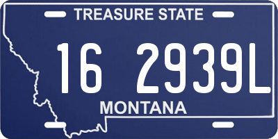 MT license plate 162939L