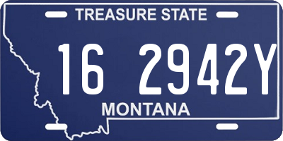 MT license plate 162942Y