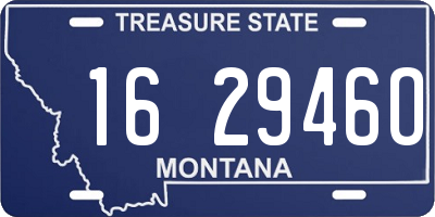 MT license plate 162946O