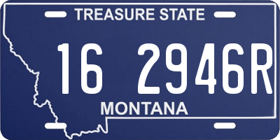 MT license plate 162946R