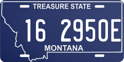 MT license plate 162950E