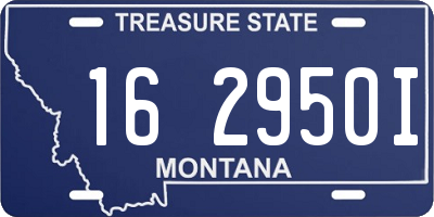 MT license plate 162950I