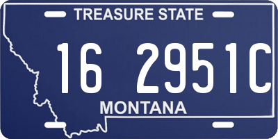 MT license plate 162951C