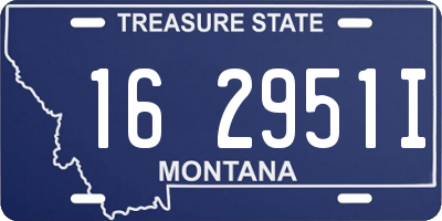 MT license plate 162951I