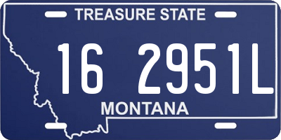 MT license plate 162951L