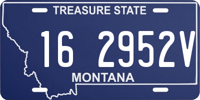 MT license plate 162952V