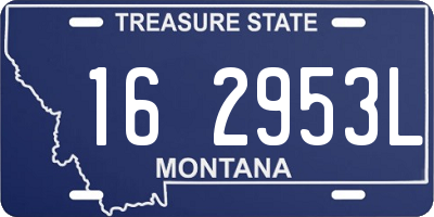 MT license plate 162953L