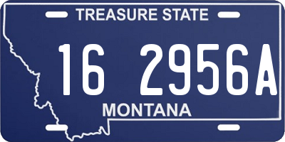 MT license plate 162956A