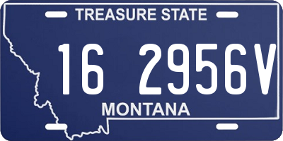 MT license plate 162956V