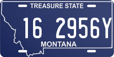 MT license plate 162956Y