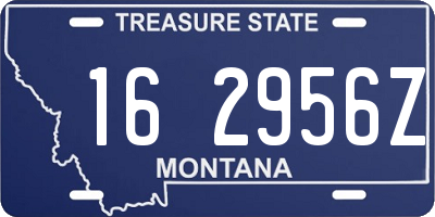 MT license plate 162956Z