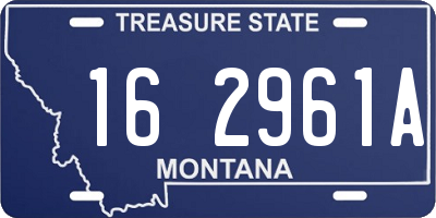 MT license plate 162961A